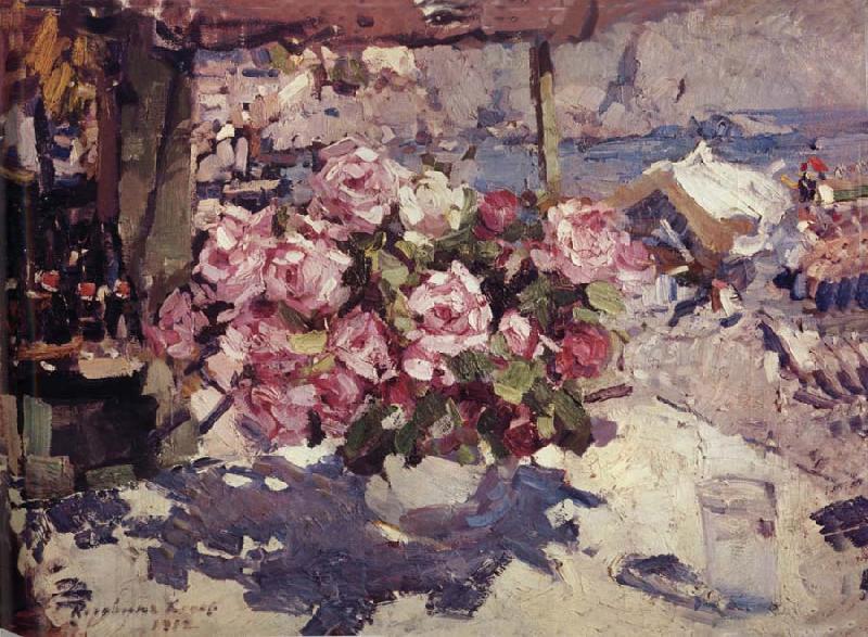 Konstantin Korovin Rose oil painting picture